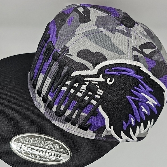 Baltimore Camo Snapback Hat - Picture 4 of 4